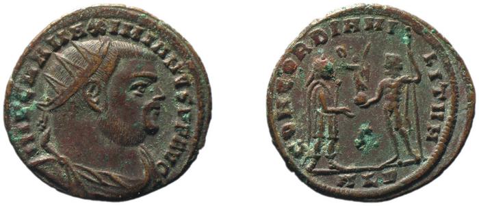 RIC VI Alexandria 46b, реверс, bm