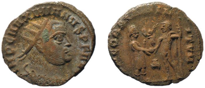 RIC VI Alexandria 46b, реверс, bm