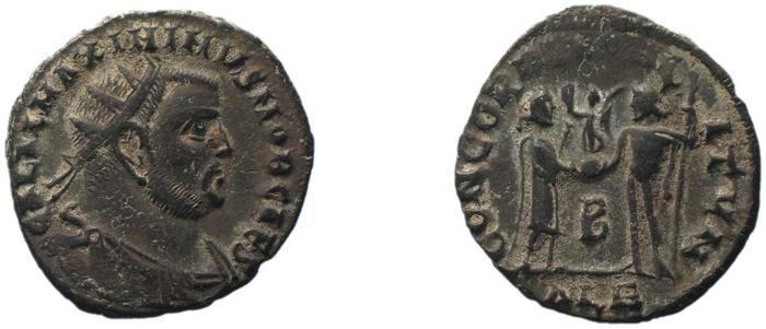 RIC VI Alexandria 60b, реверс, bm