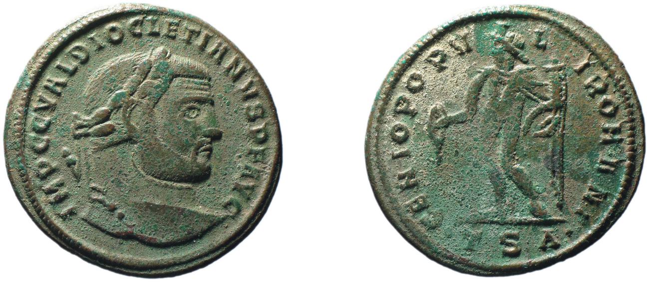 RIC VI Thessalonica 21a, аверс, bm