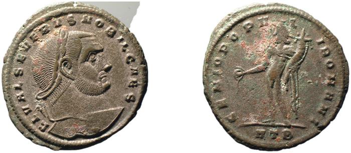 RIC VI Heraclea 25, реверс, bm