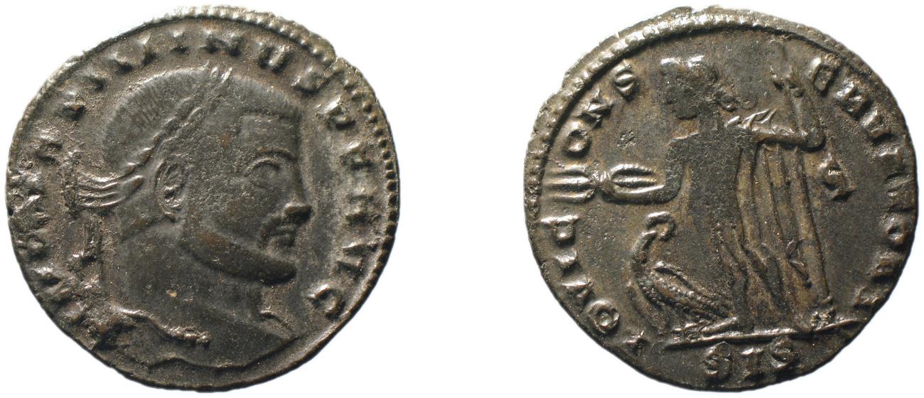 RIC VI Siscia 222b, аверс, bm