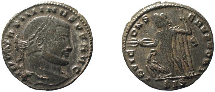 RIC VI Siscia 222b, реверс, bm