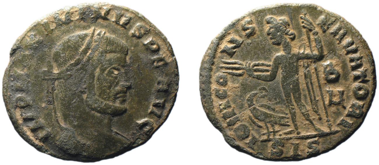 RIC VI Siscia 225b, аверс, bm