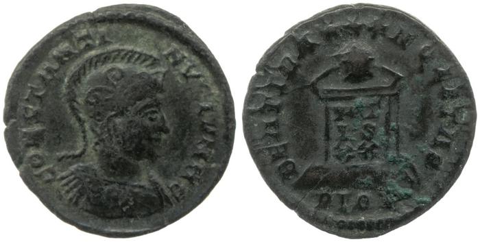 RIC VII Londinium 286, реверс, bm