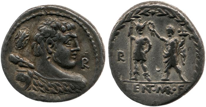 RRC 329/1b, реверс, bm