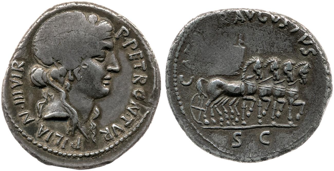 obverse RIC I (second edition) Augustus 303