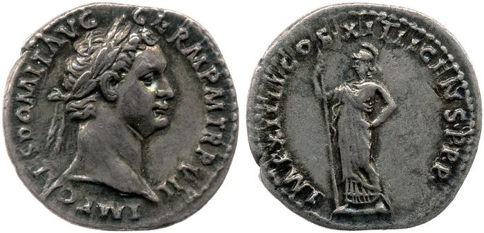 RIC II, Part 1 (second edition) Domitian 584, реверс, bm