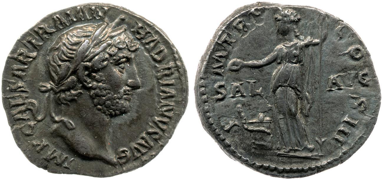 RIC II, Part 3 (second edition) Hadrian 2983, аверс, bm