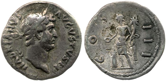 реверс RIC II, Part 3 (second edition) Hadrian 3041