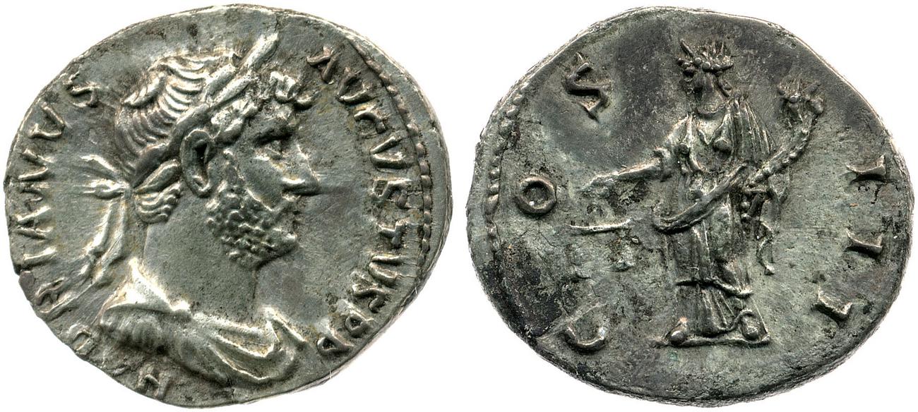 RIC II, Part 3 (second edition) Hadrian 3032, аверс, bm