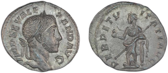 RIC IV Severus Alexander 208, реверс, bm