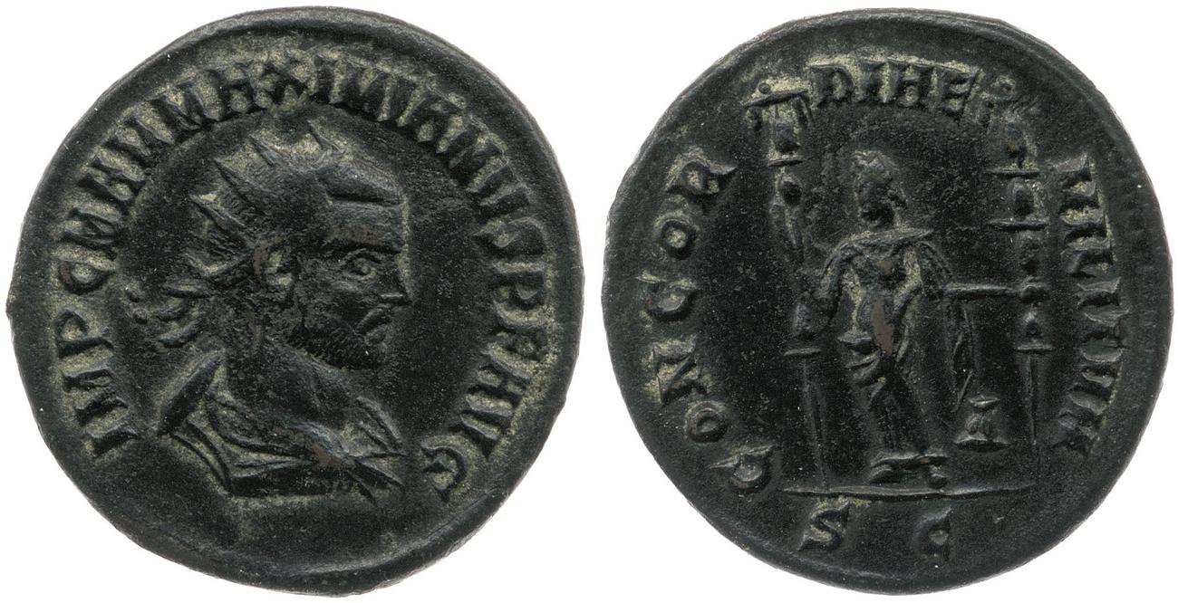 аверс RIC V Diocletian 602