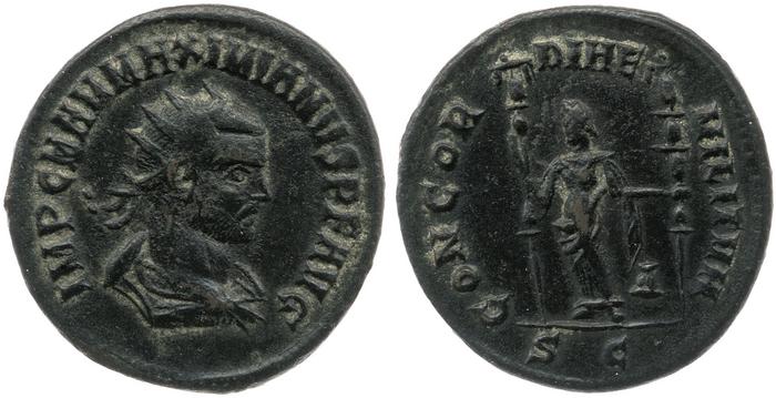 реверс RIC V Diocletian 602