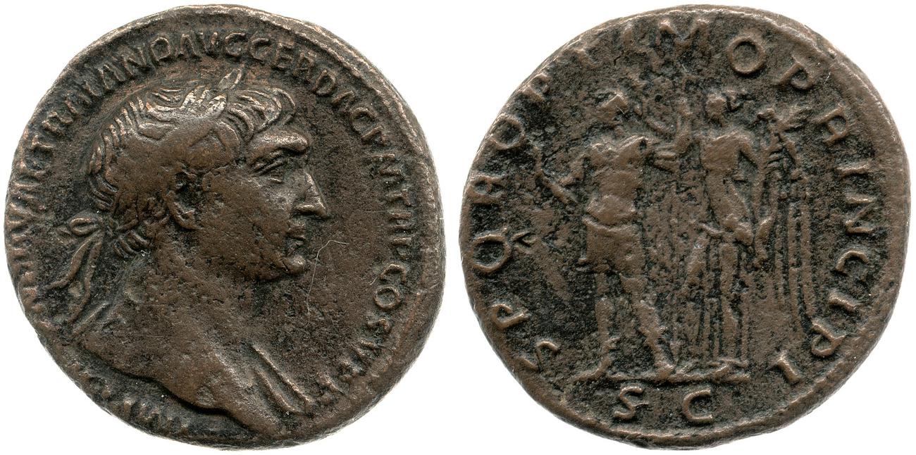 аверс RIC II Trajan 549