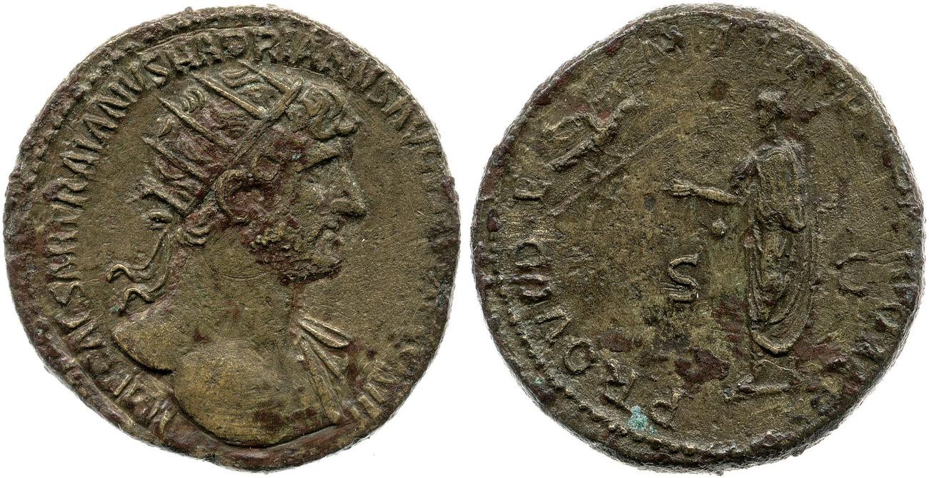 RIC II, Part 3 (second edition) Hadrian 261, аверс, bm