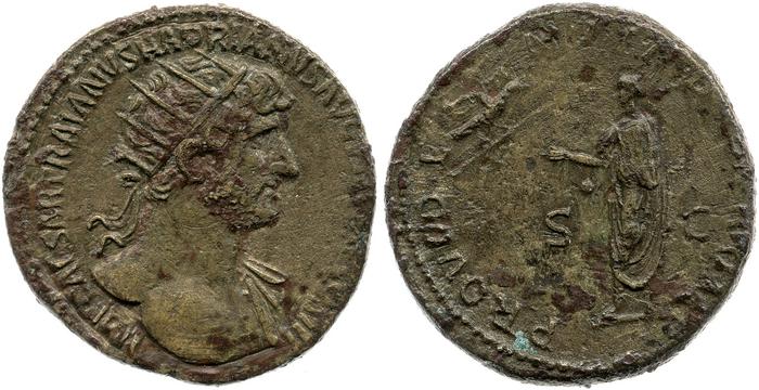 RIC II, Part 3 (second edition) Hadrian 261, реверс, bm
