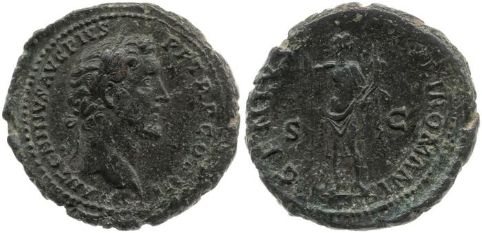 реверс RIC III Antoninus Pius 683