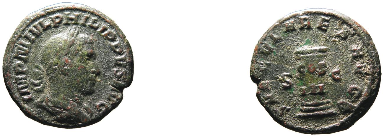 RIC IV Philip I 162B, аверс, bm