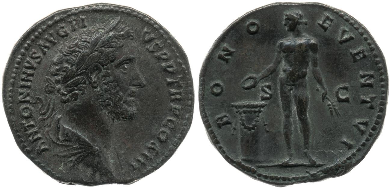 RIC III Antoninus Pius 676, аверс, bm