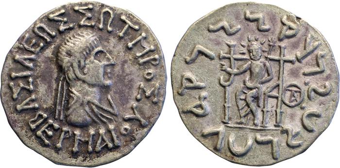Bactrian and Indo-Greek Coinage Hermaeus 10.2, bm