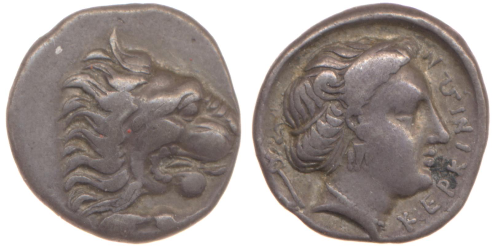 obverse Cnidus Ashton 1999 Hemidrachms