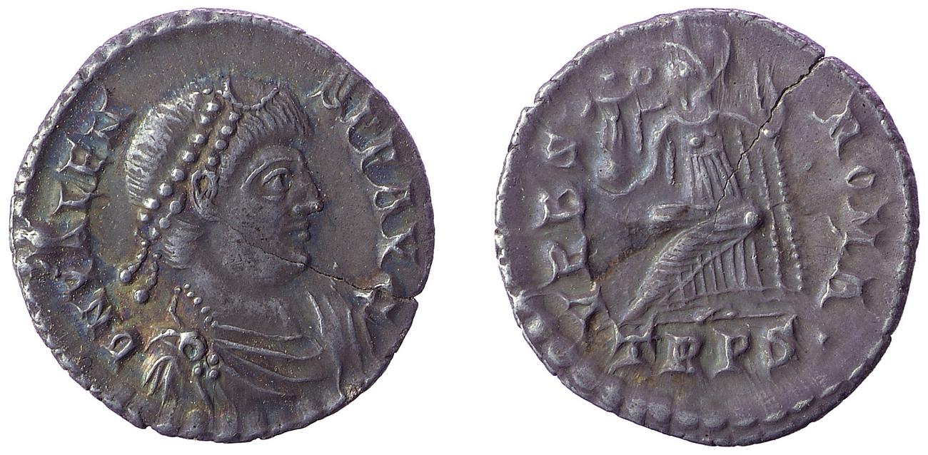 RIC IX Treveri 45B, аверс, bm