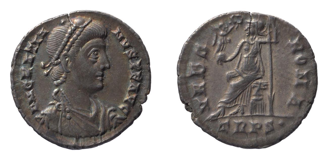 RIC IX Treveri 46B, аверс, bm