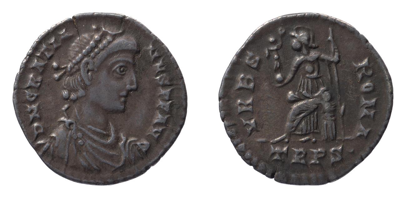 RIC IX Treveri 46B, аверс, bm
