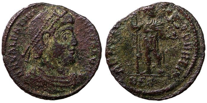 RIC IX Sirmium 6A, реверс, bm