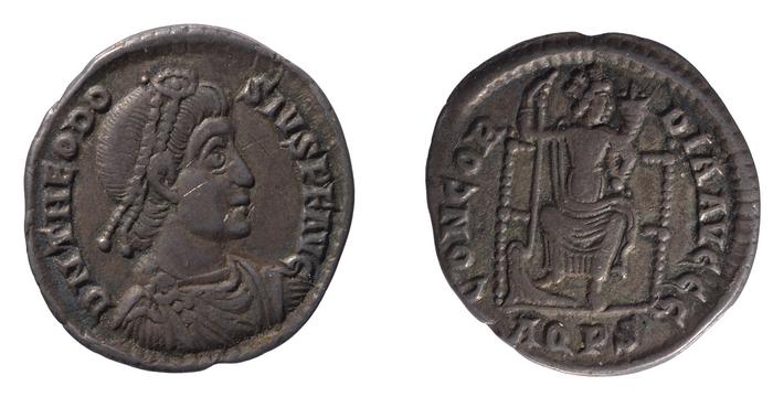 RIC IX Aquileia 25, реверс, bm