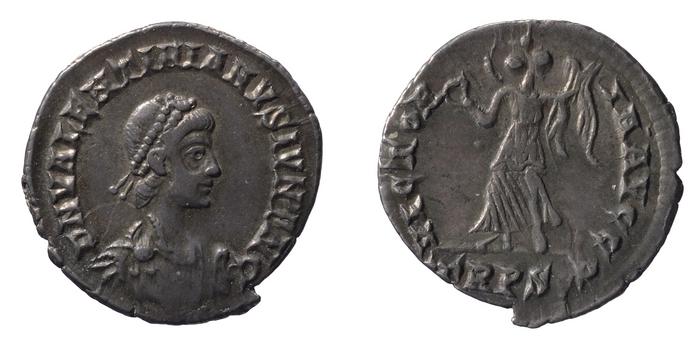 RIC IX Treveri 57A, реверс, bm