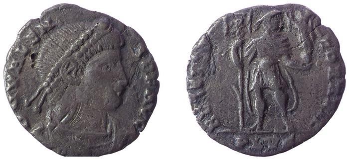 RIC IX Lugdunum 6F, реверс, bm