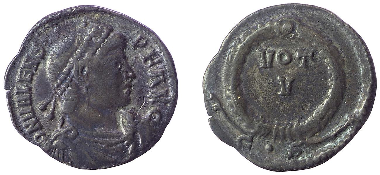 RIC IX Constantinople 13D, аверс, bm