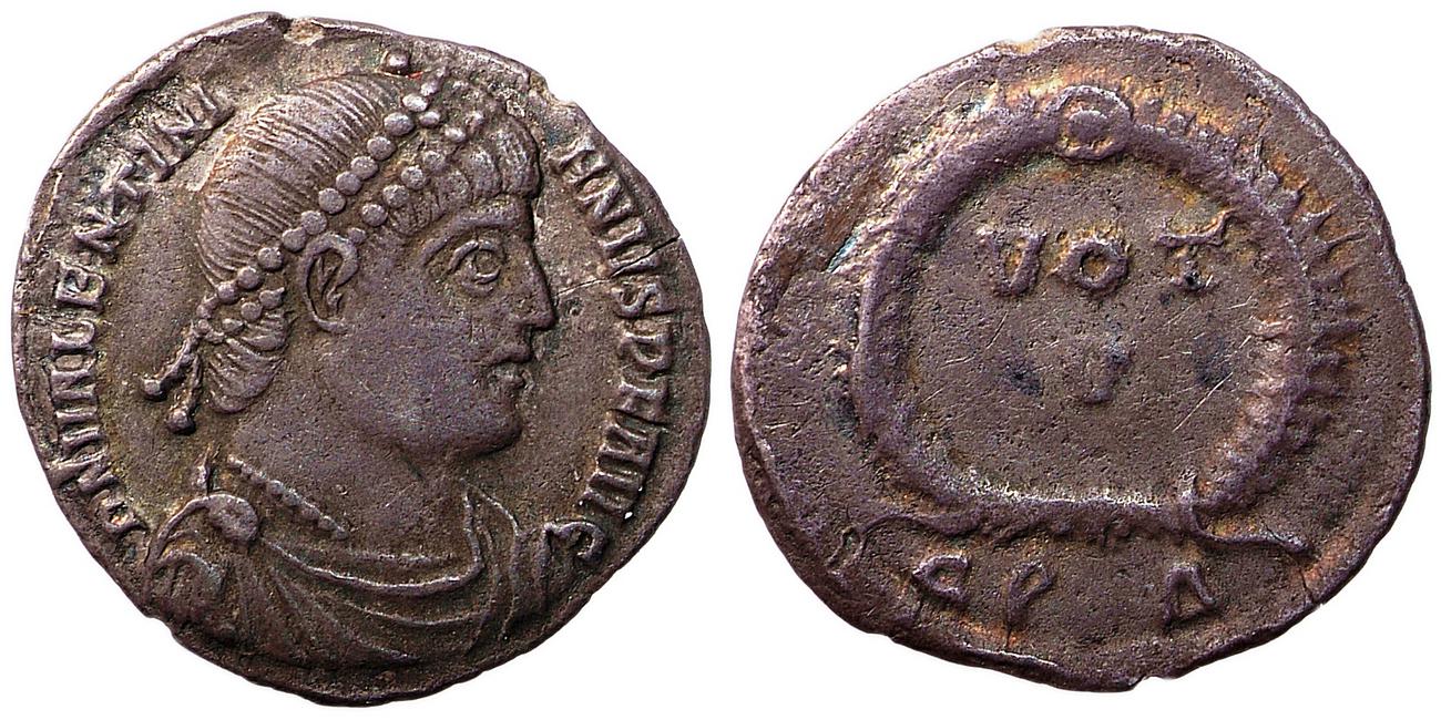 RIC IX Constantinople 13A, аверс, bm