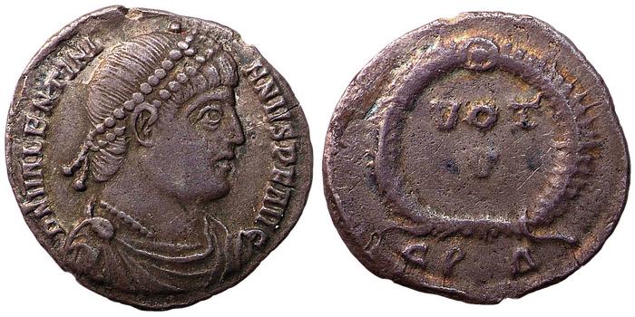 RIC IX Constantinople 13A, реверс, bm