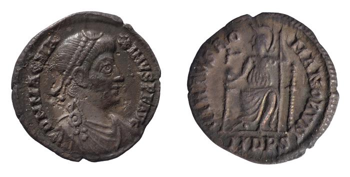 RIC IX Mediolanum 19A, реверс, bm
