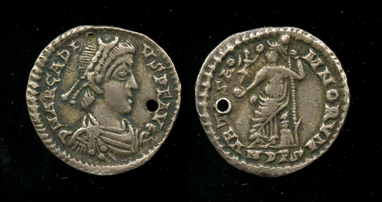 RIC IX Mediolanum 32B, аверс, bm