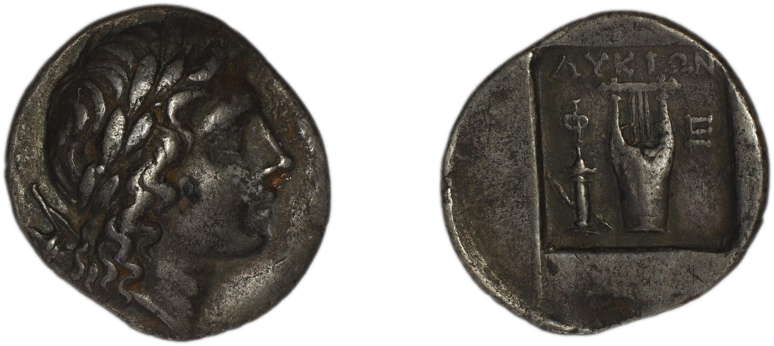 аверс Lycian League Phellus Troxell 1982 2.21