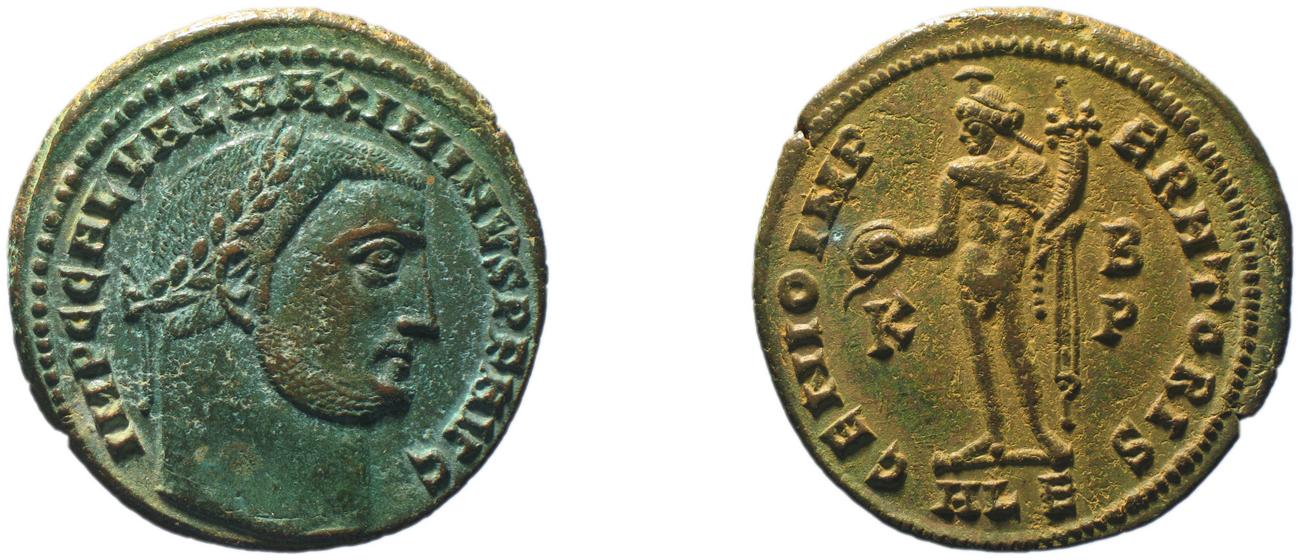 RIC VI Alexandria 107c, аверс, bm