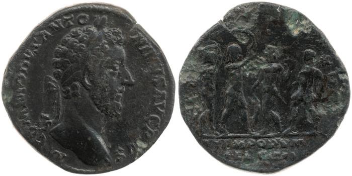 RIC III Commodus 382, реверс, bm