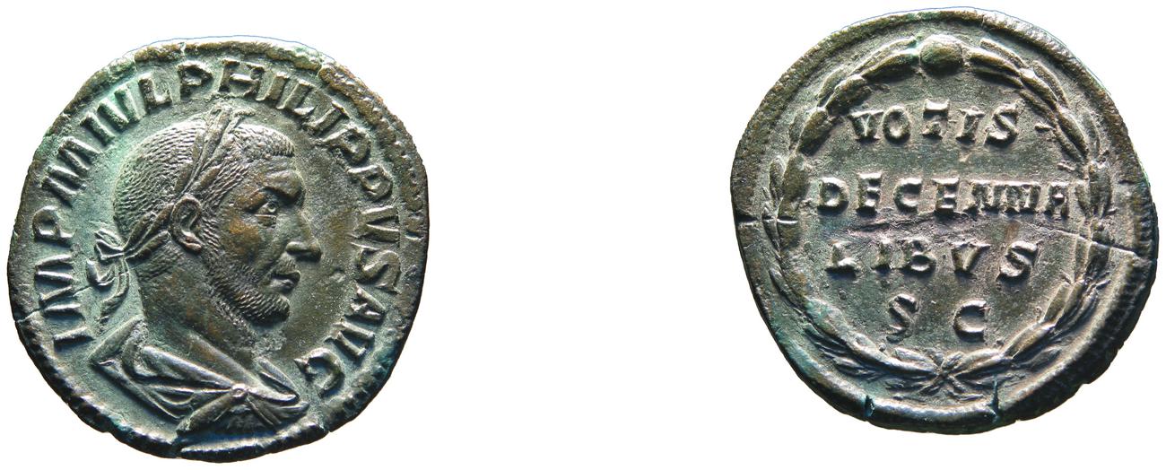 RIC IV Philip I 195A, аверс, bm