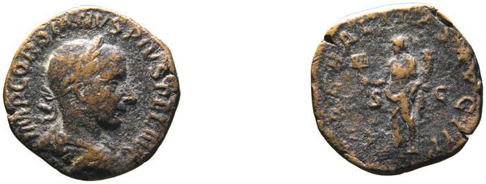 RIC IV Gordian III 290A, реверс, bm