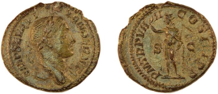 RIC IV Severus Alexander 502, реверс, bm