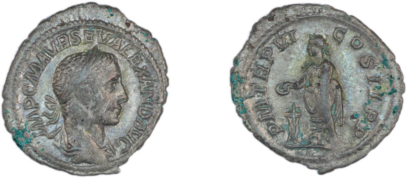 RIC IV Severus Alexander 70, аверс, bm