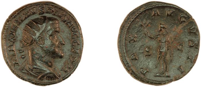 RIC IV Maximinus Thrax 82, реверс, bm