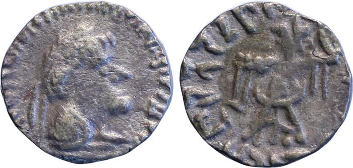 Bactrian and Indo-Greek Coinage Strato II and Strato III 1.1, bm