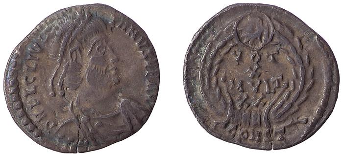 RIC VIII Arelate 310, реверс, bm