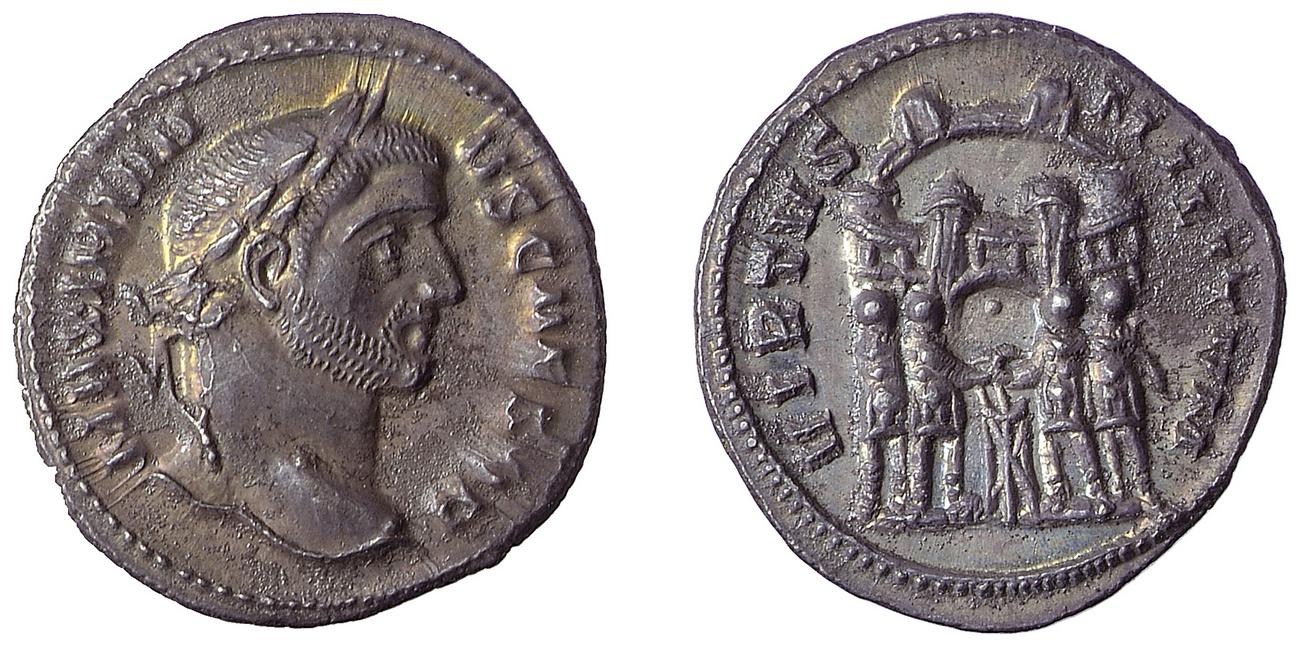 аверс RIC VI Ticinum 15b