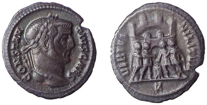 RIC VI Rome 42a, реверс, bm